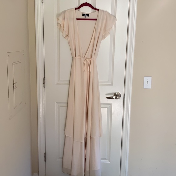Gardenia tiered wrap maxi dress - Picture 3 of 4